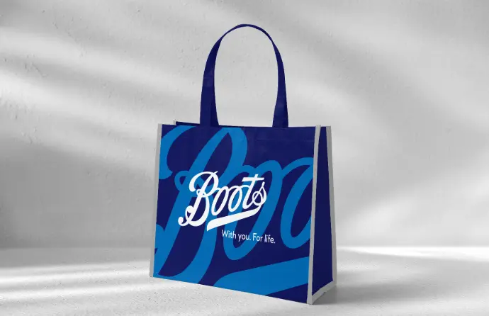 Boots Thailand Recycled Reusable Bag