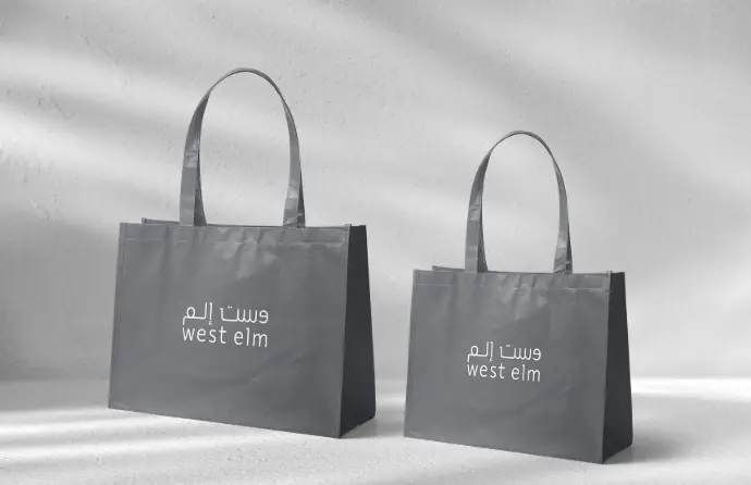 West Elm Recycled Reusable Bag